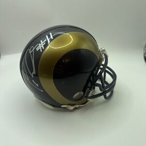 Riddell St Louis Rams Mini Football Helmet Signed Autographed Tavon Austin